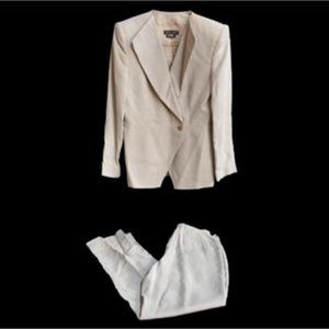 Vintage Giorgio Armani Womens 2 Piece Suit - Size 46 - Made in Italy